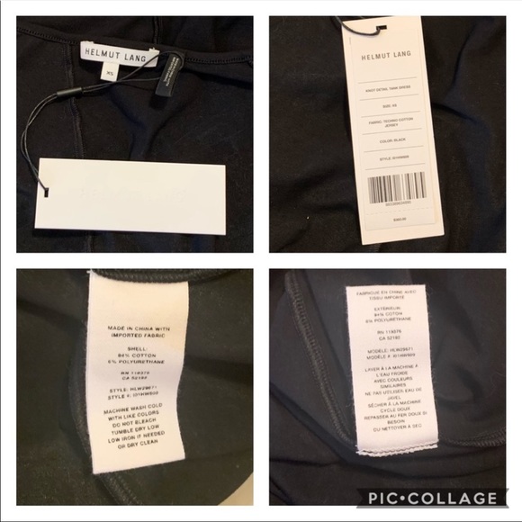 *SOLD* New! HELMUT LANG Knot Tank Dress - Picture 12 of 12